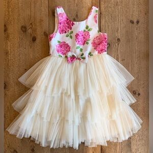 American Princess Layered Tulle and Floral Dress